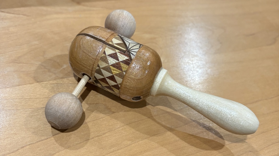 Hakone Yosegi-zaiku Traditional Japanese Craft (Baby Toy)